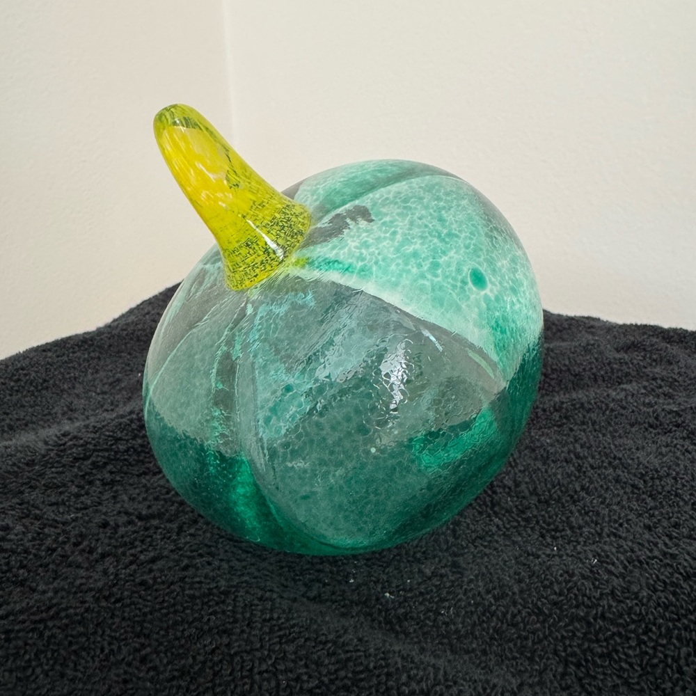 Kosta Boda Green Pumpkin
